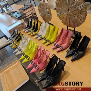 발렌시아가 BALENCIAGA 힐 샌들 슬리퍼 10cm