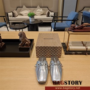 발렌시아가 BALENCIAGA 힐 샌들 슬리퍼