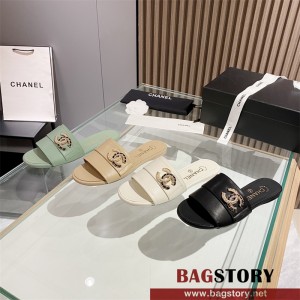샤넬 CHANEL 힐 샌들 슬리퍼