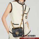 구찌 GUCCI GG 마몬트 마틀라세 미니백 토트백 숄더백 739682