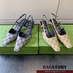 구찌 GUCCI 힐 샌들 슬리퍼