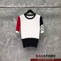 톰브라운 THOM BROWNE 니트 반팔티