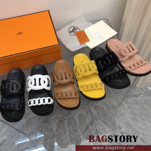에르메스 HERMES 여성 힐 샌들 슬리퍼