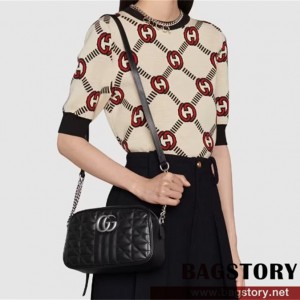 구찌 GUCCI ‎447632 GG마몽 마틀라세 스몰 크로스백