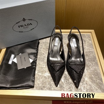 프라다 PRADA 힐 샌들 슬리퍼  5.5CM