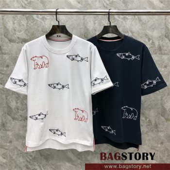 톰브라운 THOM BROWNE 반팔티 남여공용