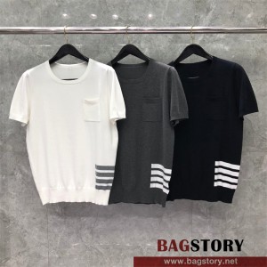 톰브라운 THOM BROWNE 니트 반팔티