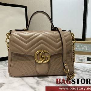 구찌 GUCCI ‎GG 마몽 마틀라세 탑 핸들백 498110