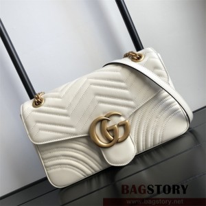 구찌 GUCCI GG 마몽 미디엄 마틀라세 숄더백 443496