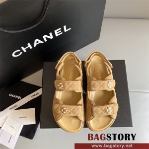 샤넬 CHANEL 힐 샌들 슬리퍼