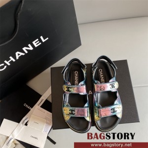 샤넬 CHANEL 힐 샌들 슬리퍼