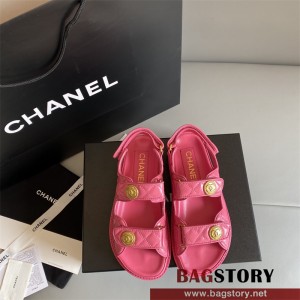 샤넬 CHANEL 힐 샌들 슬리퍼