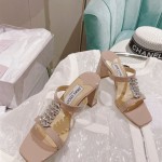 지미추 JimmyChoo 힐 샌들 슬리퍼  7.5cm