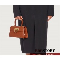 페라가모 Ferragamo 아이코닉 탑 핸들백 212958