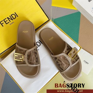 펜디 FENDI 힐 샌들 슬리퍼