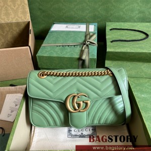 구찌 GUCCI GG 마몽 스몰 마틀라세 숄더백 443497