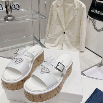 프라다 PRADA 힐 샌들 슬리퍼 5cm