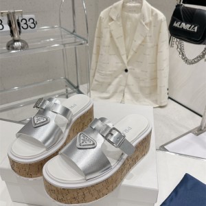 프라다 PRADA 힐 샌들 슬리퍼 5cm