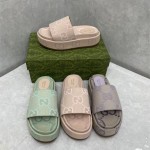 구찌 GUCCI 힐 샌들 슬리퍼 5.5cm
