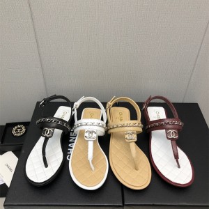 샤넬 CHANEL 힐 샌들 슬리퍼