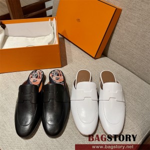 에르메스 HERMES 힐 샌들 슬리퍼