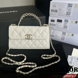 샤넬 CHANEL 핫 신상 23P CC 로고 탑핸들 폰케이스 체인백 AP3238