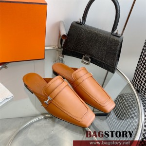 에르메스 HERMES 힐 샌들 슬리퍼