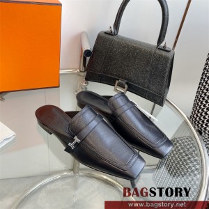 에르메스 HERMES 힐 샌들 슬리퍼