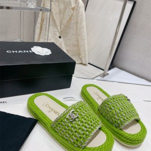 샤넬 CHANEL 힐 샌들 슬리퍼