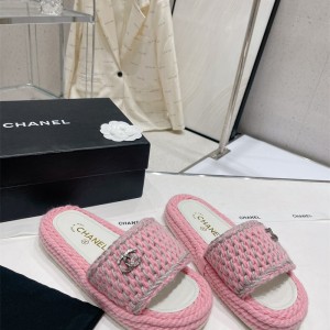 샤넬 CHANEL 힐 샌들 슬리퍼