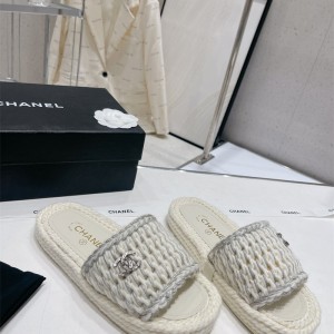 샤넬 CHANEL 힐 샌들 슬리퍼