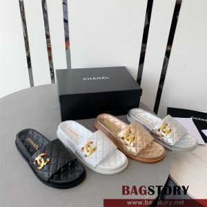 샤넬 CHANEL 여성 신발 힐 샌들 슬리퍼