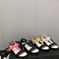 샤넬 CHANEL 힐 샌들 슬리퍼