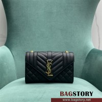 입생로랑 YSL 생로랑  526286 퀼티드 텍스처드 스몰 앙브로프 체인숄더백 600195 21cm