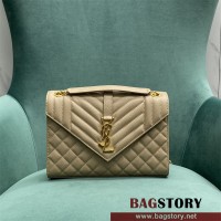 입생로랑 YSL 487206 24CM 마틀라세 엔벨로프 백 미듐 600185