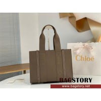 끌로에 Chloe 37cm 우디 토트백 미디움