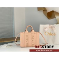 끌로에 Chloe 26cm 우디 토트백 스몰