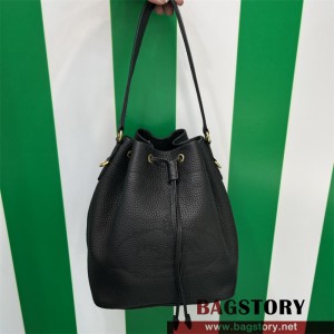 프라다 PRADA 다이노 버킷백 레더 버킷백 1BE018