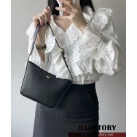 셀린느 CELINE  미디엄 크로크백 샤이니 카프스킨 크로스백 호보백 112273