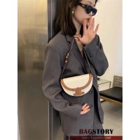 셀린느 CELINE   퀴르 트리오페 베사체백 탄 숄더백 111233