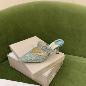 지미추 JimmyChoo 힐 샌들 슬리퍼 7CM