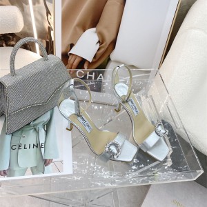 지미추 JimmyChoo 힐 샌들 슬리퍼 6.5CM 8.5CM