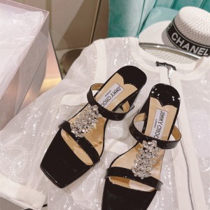 지미추 JimmyChoo 힐 샌들 슬리퍼 7.5CM