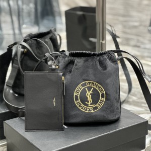 입생로랑 YSL   생로랑 자수펠트 버킷백 710261