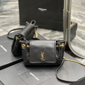 입생로랑 YSL 생로랑  노리타 체인 램스킨 숄더백 미니 숄더백  672738