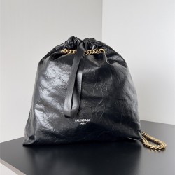 발렌시아가 BALENCIAGA 퀼트 쇼퍼백 라지
