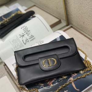 디올 DIOR 레더 더블백 파우치백 28CM