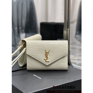 입생로랑 YSL 생로랑 엠보스드 모노그램 핸들 클러치 617662