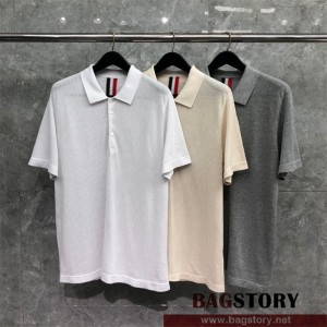 톰브라운 THOM BROWNE 니트 반팔티