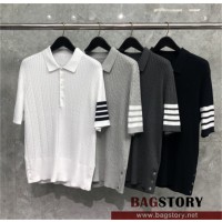 톰브라운 THOM BROWNE 니트 반팔티